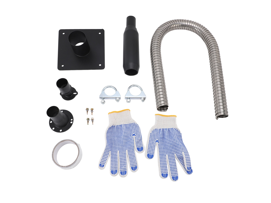 Kit de extensión de escape del generador con reducción de ruido y aislamiento