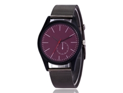 Reloj De Pulsera Analógico De Cuarzo Para Parejas, De Estilo Sencillo E Informal, Con Correa De Cuero (azul)
