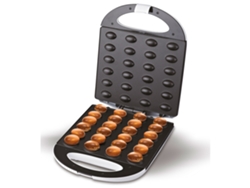 Horneado de galletas con forma de nuez y rellenas, placas antiadherentes Mesko MS3081 blancas