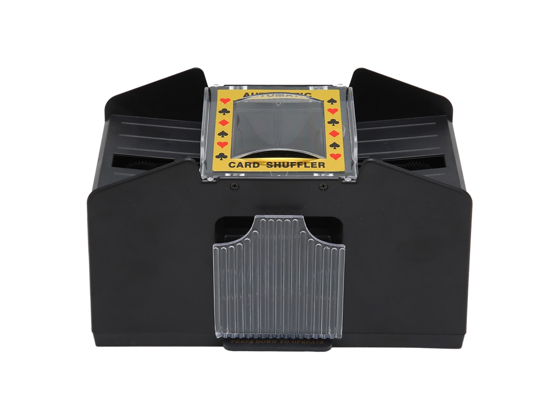 Barajador De Cartas Automático, Ligero Y Portátil Con 4 Barajas, Funciona Con Pilas, Ideal Para El Hogar Y Los Viajes.