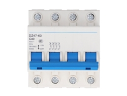 Disyuntor Miniatura 4p 40a 400v Para Riel Din Con Protección Contra Cortocircuitos Dz47-63 C40