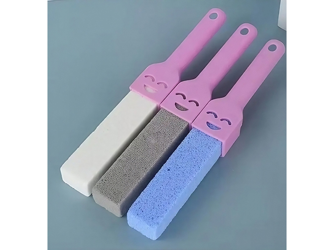 Cepillos de baño de piedra pómez (paquete de 3) para limpiar inodoros domésticos (cal, 3,83,823,5 cm)