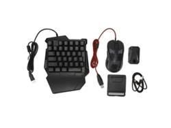 Kit Convertidor De Teclado Y Ratón Con Cable Rgb, Teclado Para Juegos Con Cable Y Adaptador Convertidor De Ratón Para