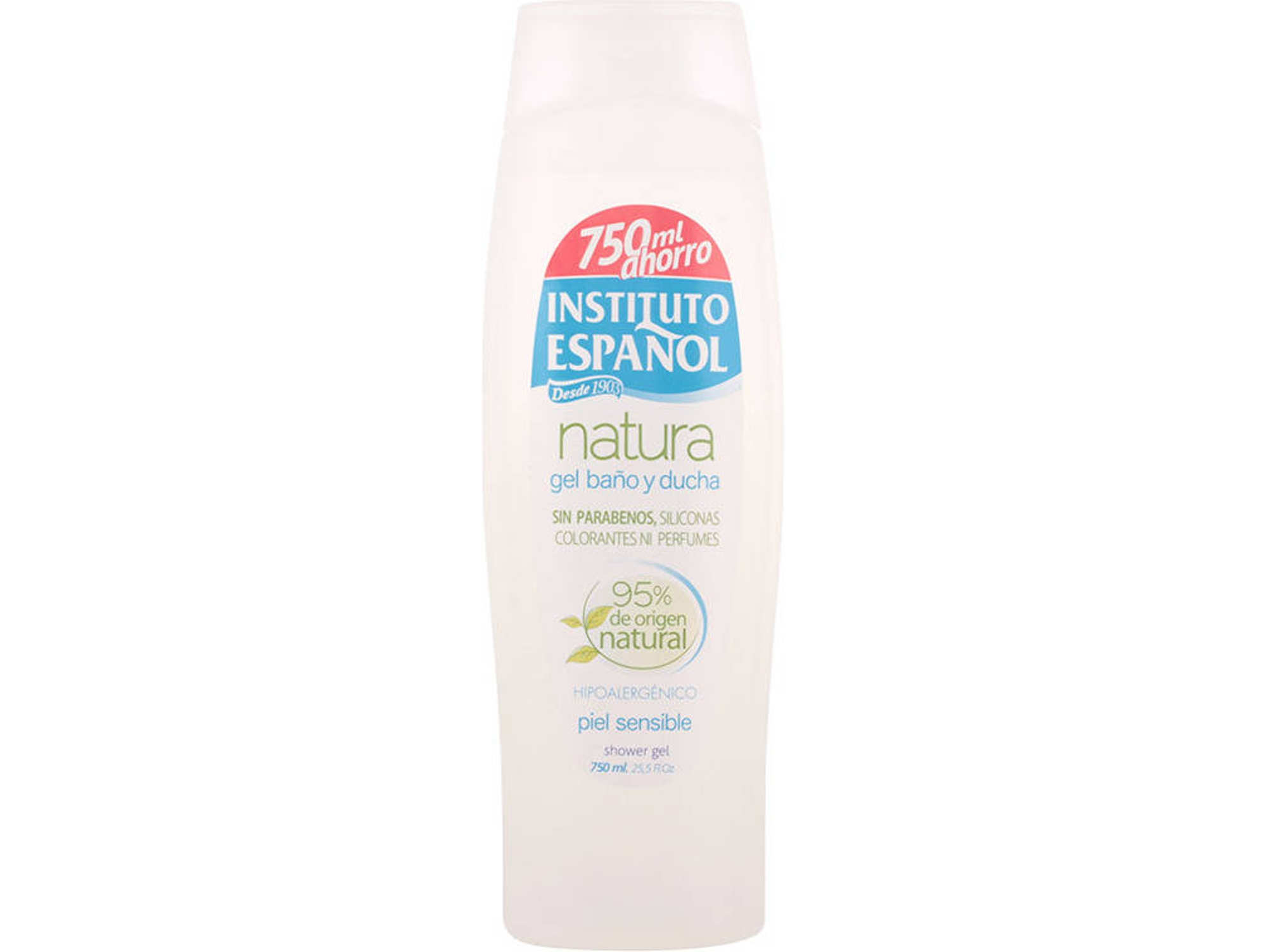 Gel de Baño INSTITUTO ESPAÑOL Natura Piel Sensible (750 ml)