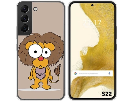 Carcasa Samsung Galaxy S22 5G TUMUNDOSMARTPHONE Dibujos Leon Multicolor