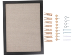 Tablero De Corcho Para Pared, Pequeño Tablón De Notas Para Oficina Con Chinchetas, Reutilizable
