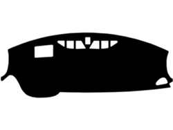 Alfombrilla Protectora De Cuero Y Fibra Carbono Para El Salpicadero Del Buick Lacrosse 2016-2022 (negro/rojo,