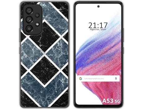 Carcasa para Samsung Galaxy A53 5G TUMUNDOSMARTPHONE Dibujos Mármol 06 Multicolor