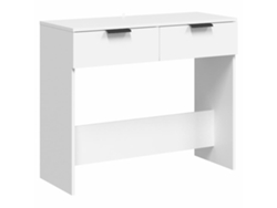 Mesa consola 90x36x75 cm Derivados de madera Blanco MAISON EXCLUSIVE