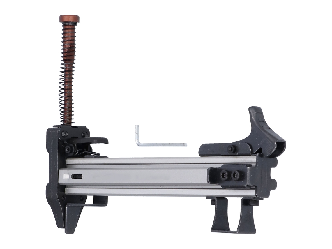 Clavadora semiautomática manual para carpintería, kit de máquina de clavos para metal con llave hexagonal.