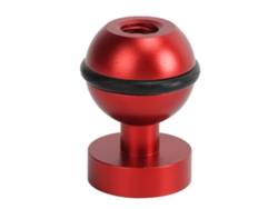 Cabeza De Bola Para Linterna De Buceo, Aluminio Anodizado, Resistente, Ligero, Accsesorio De Cámara Submarina Rojo