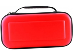 Estuche De Almacenamiento De 10 Compartimentos Con Doble Cremallera, Rojo.