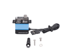 Micro Servo Digital Rc De 9 Kg Con Brazo Metálico Impermeable Ip66 Para Scx10 Iii 1/18 Crawler - Azul