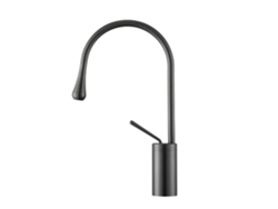 Grifo De Lavabo Elevado 201 De Latón Noir Collection Céphise