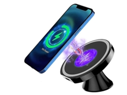 Cargador Carro Sem Indução Rotação para Apple YEMAESRE Negro