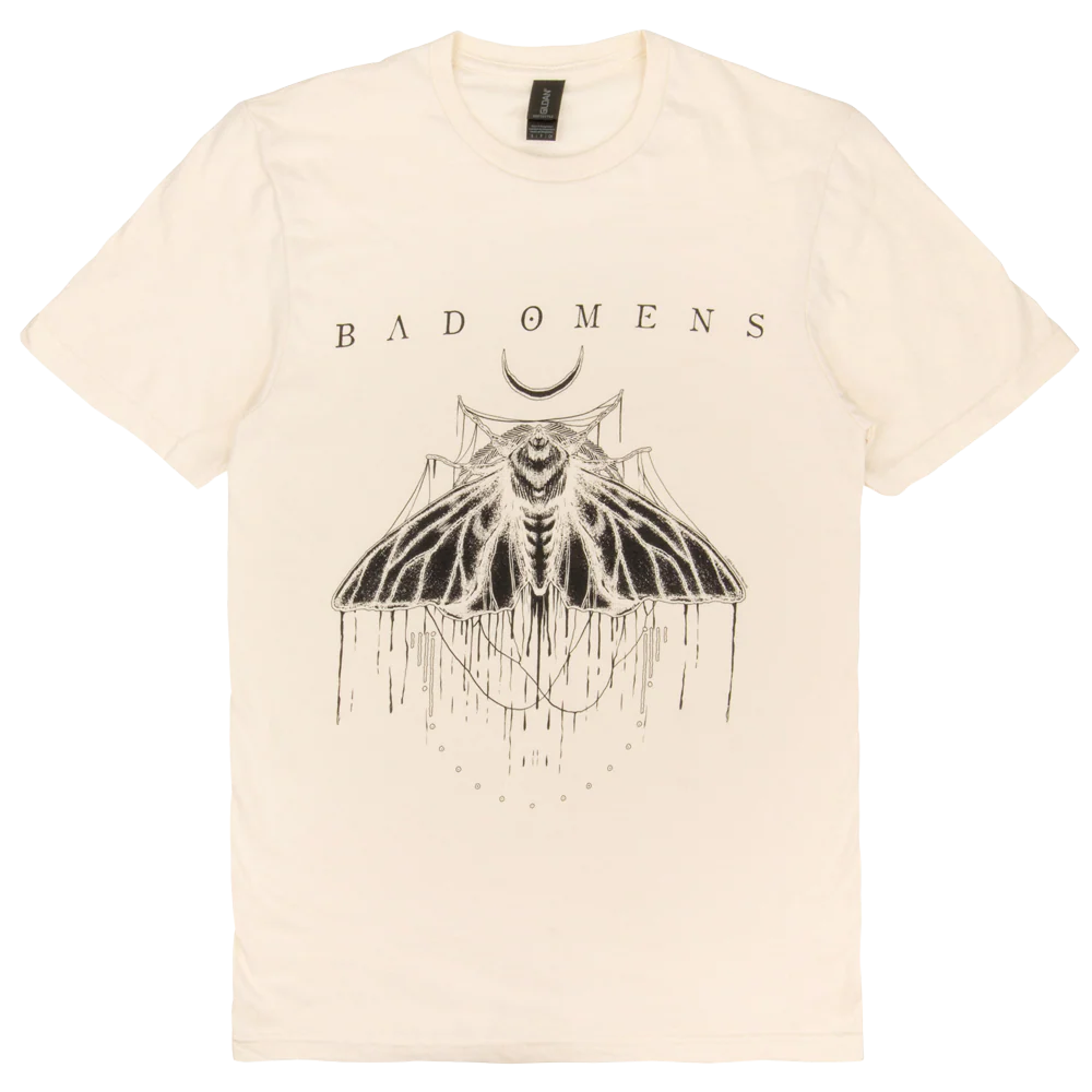 Bad Omens Moth T-shirt Unisex Rockinstone Size:xl
