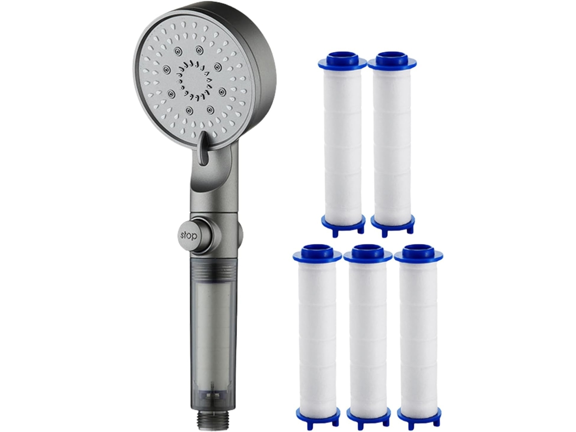 Cabezal De Ducha De Alta Presión – Rociador Con Filtro Portátil, Cabezal De Ducha
