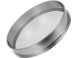 Tamiz portátil de acero inoxidable, 4 mm, para uso en jardinería | Sin marca