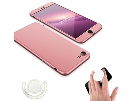 Carcasa + Soporte + Popsocket iPhone 8 Slim armor 360º