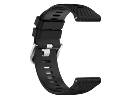 Correa de relógio de Silicona Negro 22 mm Garmin Forerunner 265 / 265 Music / 255 / 255 Music / Venu 2 / Vivoactive 4 INF