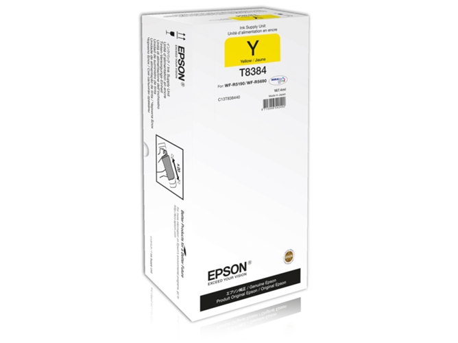 Cartucho de tinta Original EPSON Amarillo XL T8384 C13T838440 WorkForce Pro WF-R5xxx series