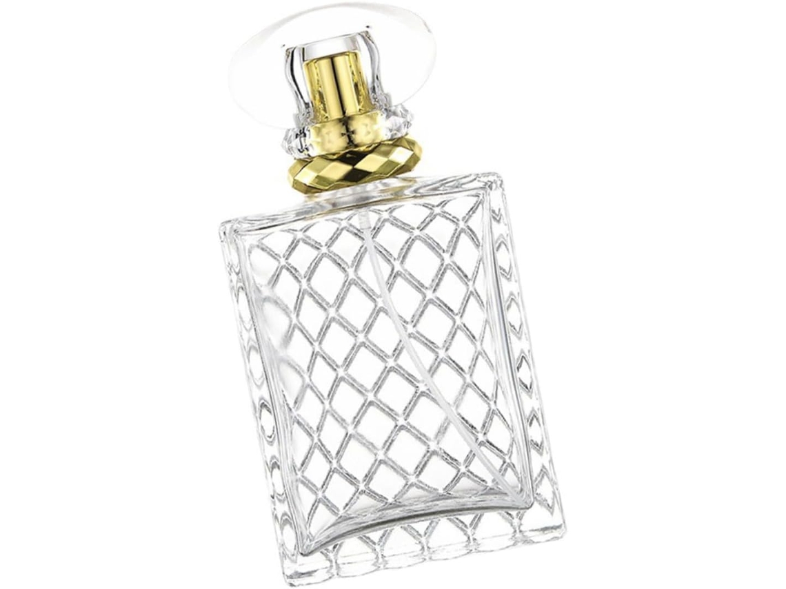 Frasco De Perfume Cuadrado De Vidrio Vacío Y Recargable Con Diseño De Latte En Spray Cosmético