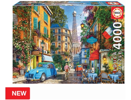 Puzzle EDUCA 4000 Calles de París (Edad Mínima: 12 Años - 4000 Piezas)