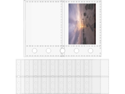 Cubiertas transparentes para hojas de carpeta | Paquete de 10 para carpeta de 5 anillas tamaño M5 Vayotoy
