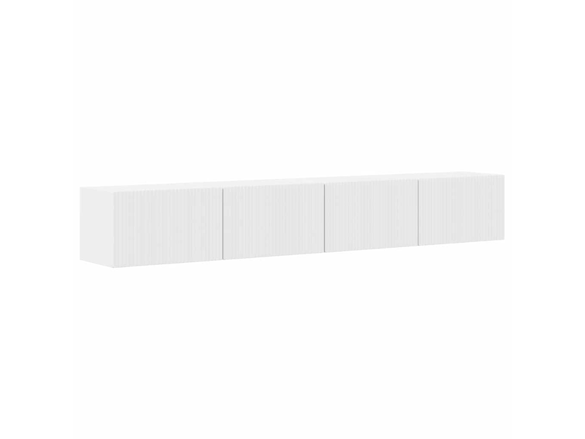 Maison Exclusive - Mueble De Tv Montado En La Pared 2 Pcs Brillante