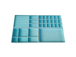 Caja de joyas de 4 piezas, con divisiones Kofihety
