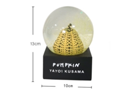 Globo de cristal para mesa, miniatura MDUG (amarillo cristal)