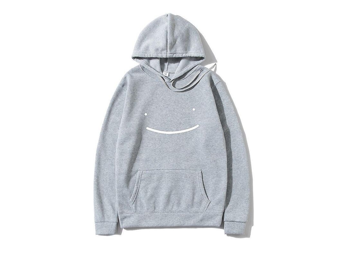 2026-7780-sudadera Con Capucha Unisex Harajuku Streetwear Casual Oversized Moda 2021 Xxl Gris Claro B