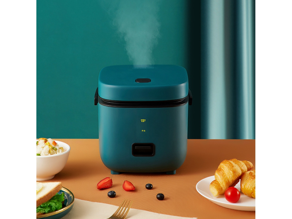 Arrocera Eléctrica De 1,2 L Con Vaporera, Control De Un Botón, Horno Arrocero Antiadherente, Cocina/cocina Al Vapor/hierve.