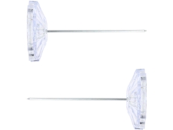 Inoomp Juego De 18 Herramientas De Repujado De Acero Al Carbono Para Pendientes, Color Plata, Fáciles De Transportar,
