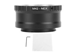 Adaptador De Lente M42 Para Montura De Cámara Manual Y Convertidor De Anillo De Enfoque Compatible Con A6300, A7, A7r, A7ii Y Nex.