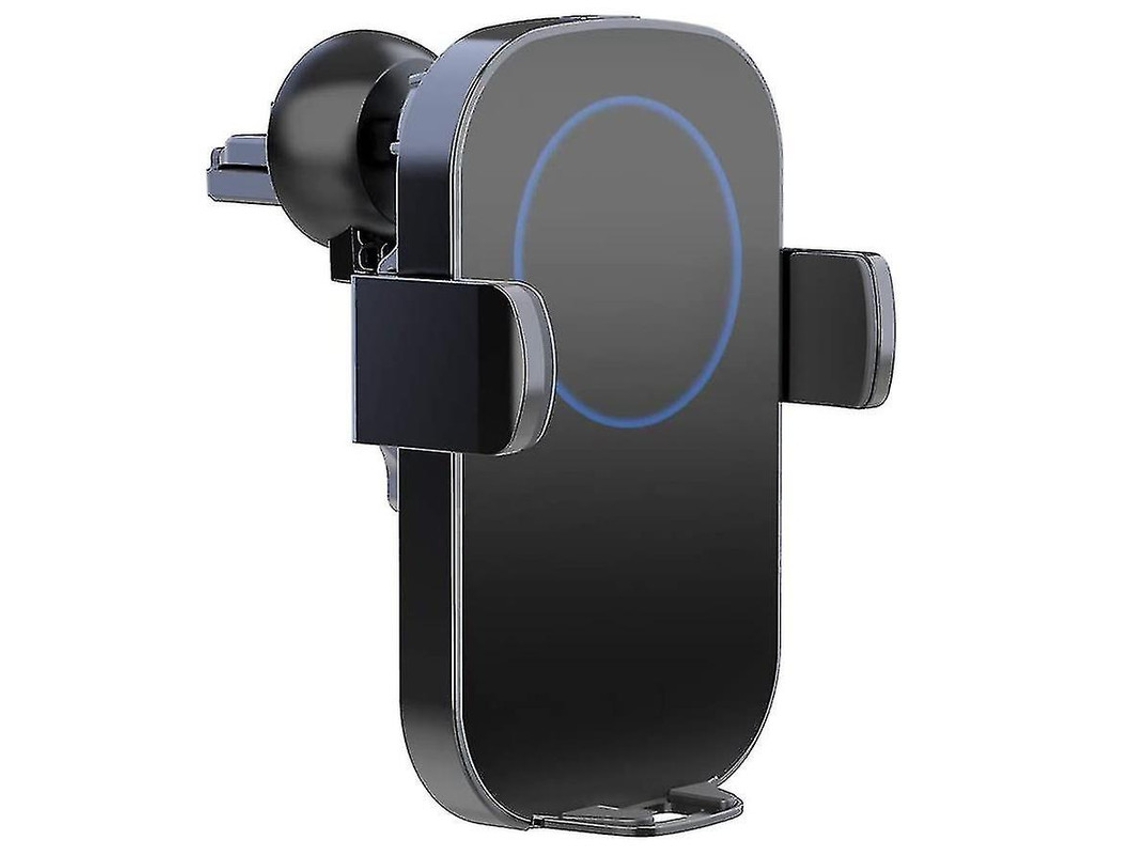 Cargador Carro Qi Fast Auto Aperto Ventilação Para Samsung Yizhood Negro