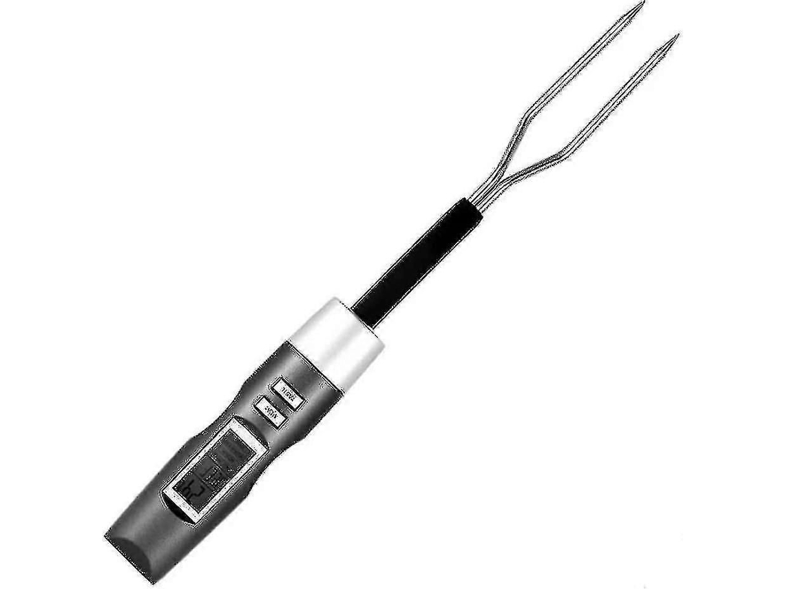 Tenedor digital de acero inoxidable para carne y sopa de barbacoa con cuchara - GOKOCO
