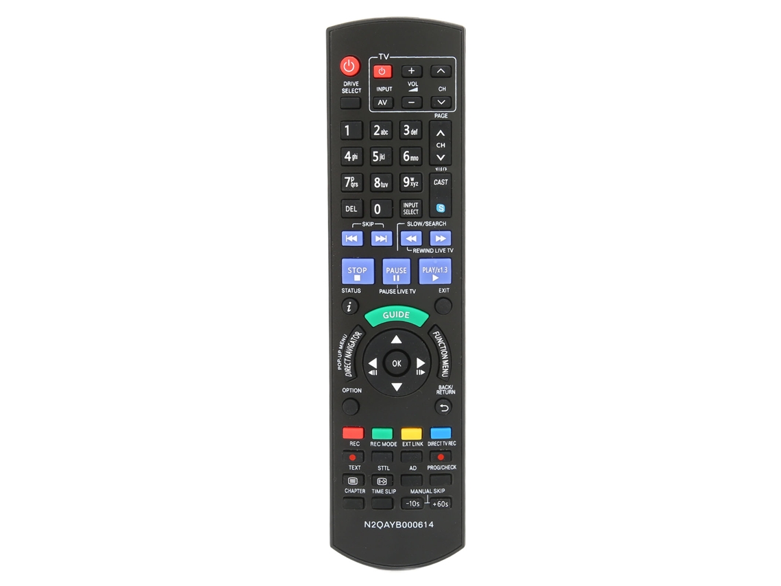 Controle Remoto Tv N2qayb000614 Substituto Para Dmr Bwt700eb Bwt800eb Televisão