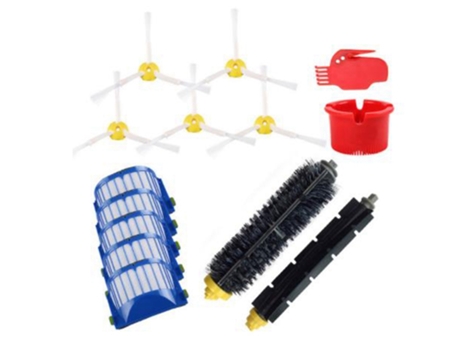 Compatible con Irobot Roomba serie 600, cerdas y cepillo batidor Flexible, Kit de filtros Aero Vac, repuestos, Kits de limpieza
