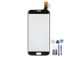 Vidro De Lente Digitalizador Tela Touch Para Samsung Galaxy S7 Edge Com Ferramentas Preto