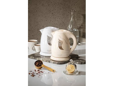 Adler Ad 08B Hervidor Eléctrico 1 L 850 W Beige