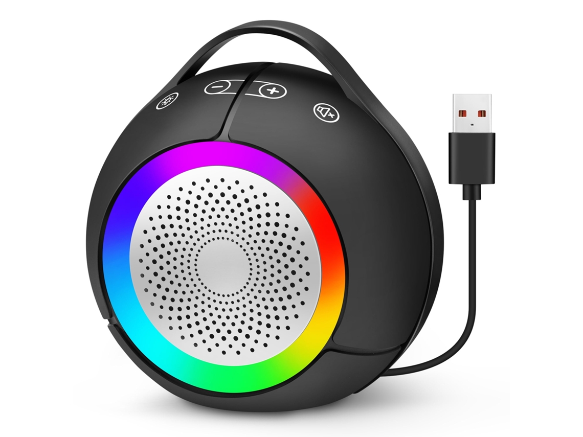Mini Altavoz Para Ordenador Rgb Con Subwoofer Czhhmart
