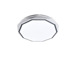 Plafón Redondo Led Odiel Con Control Remoto (120w 3cct 10200lm) Ip20 7xø50x50cm Fabricado En Metal Y Policarbonato Color Gris