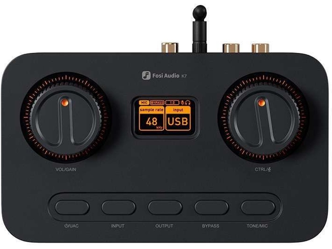 Fosi Audio K7 Gaming Hifi Dac – Amplificador De Auriculares Usb Con Control De Volumen