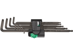 Juego de llaves acodadas TORX, versión larga 967/9 TORX XL 1 WERA 05024460001