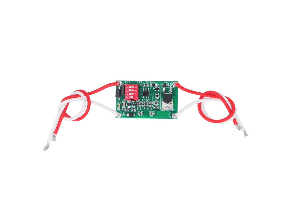 Controlador de flash estroboscópico con 16 modos, 4 efectos, modo de respiración, módulo LED halógeno intermitente, DC7-30V 7A