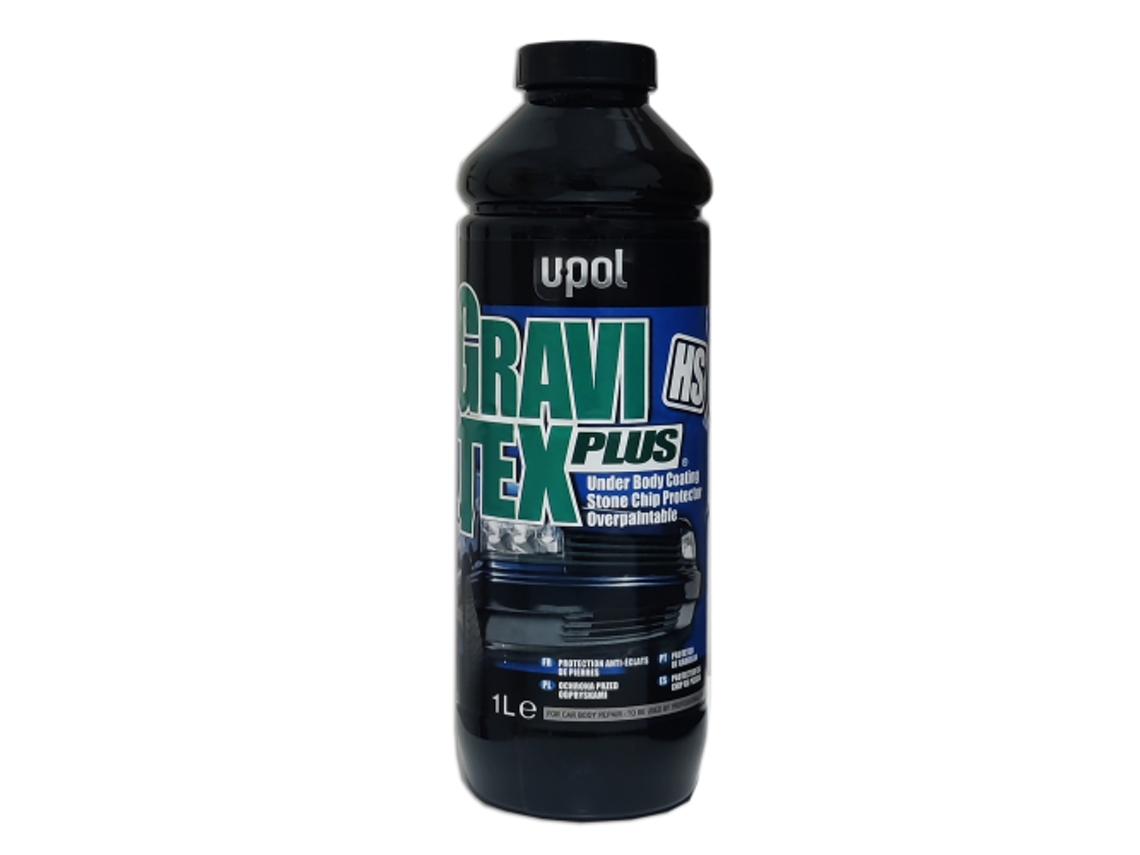 Pintura U-POL Antigravilla Hs Negro Gravitex (1 L)