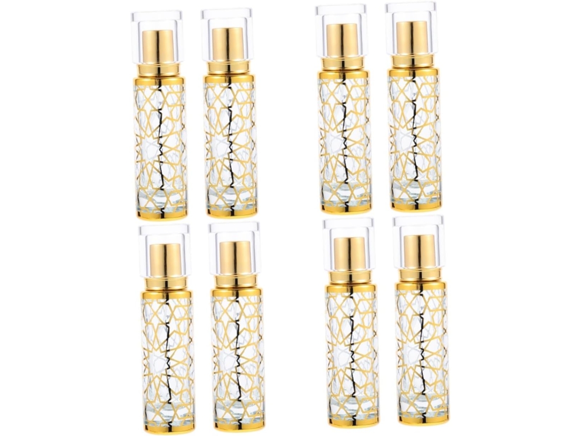 4 Juegos De Botellas De Vidrio Vacías Con Atomizador Recargables Para Perfumes, Cosméticos Y Diseño.