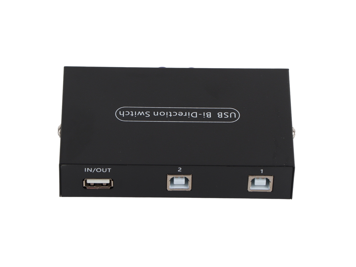 Switch Manual De Compartir Usb 2.0 De 2 Puertos Para Pc Impresora Escáner