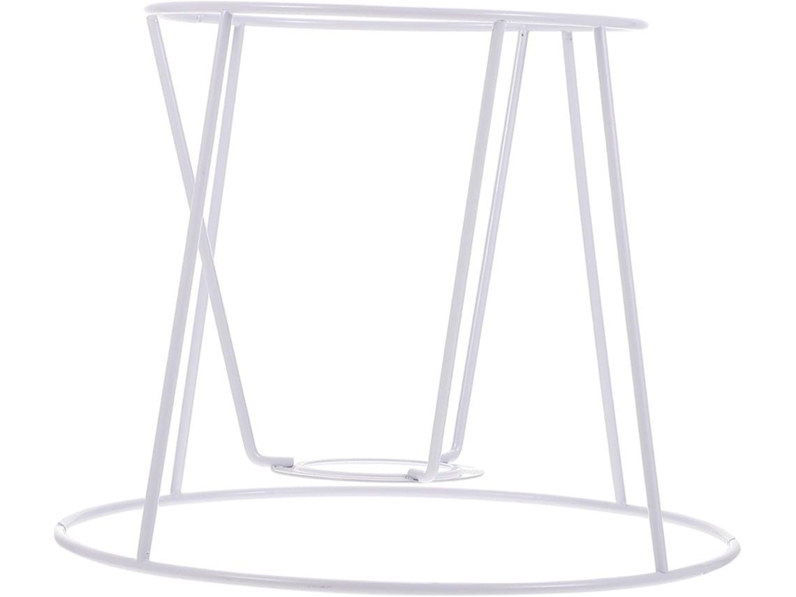 Soporte De Hierro Resistente, De 14 A 19 Cm De Diámetro, Marco Hecho A Mano Para Lámpara De Mesa Colgante Diy.